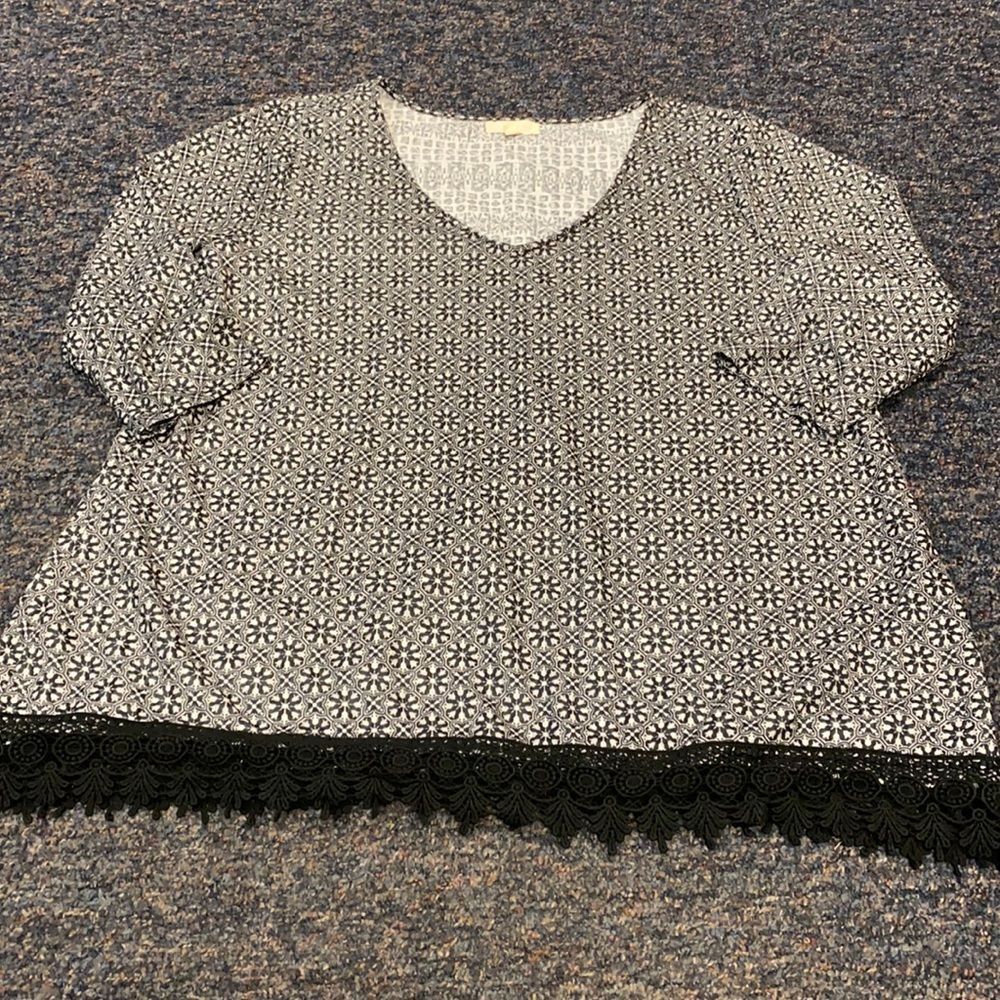Kate & Sam Pattern top sz. 2X